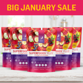 BIG January Sale!- 5 pouches of Superfoods Plus - Normal RRP £194.95
